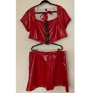 Plus - Shein Curve 2 piece mini skirt set